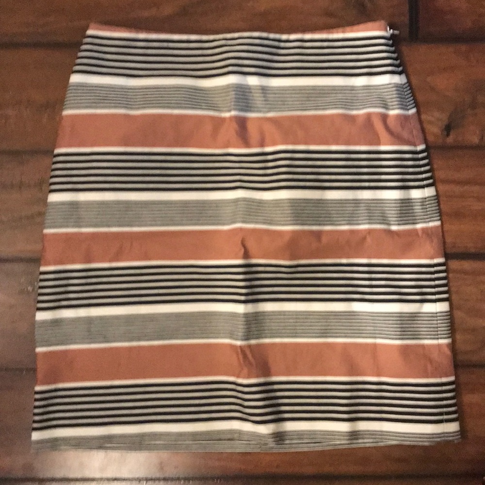 LOFT Striped Skirt